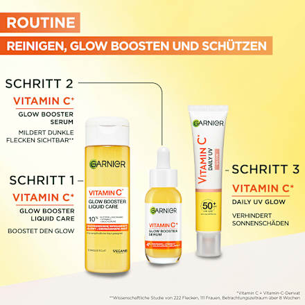Toner Vitamin C Glow Liquid Care Garnier Skin Active