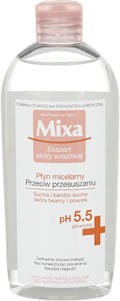 Przeciw przesuszaniu płyn micelarny Przeciw przesuszaniu  Mixa