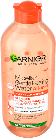 Micelárna voda s peelingovým efektom All-in-1 GARNIER SKIN NATURALS