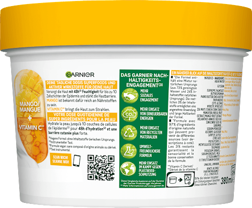 Körperpflege Superfood Mango Vitamin C GARNIER Body