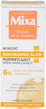 Niacynamide Glow rozświetlający krem do twarzy Mixa