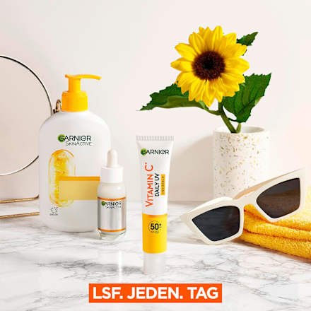 Gesichtsfluid Vitamin C Invisible LSF 50+ Garnier Skin Active