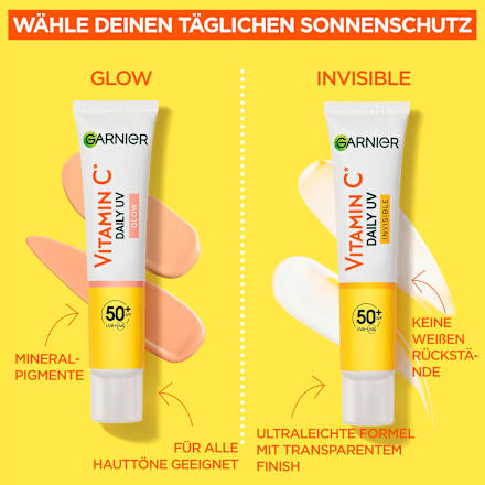 Gesichtsfluid Vitamin C Invisible LSF 50+ Garnier Skin Active