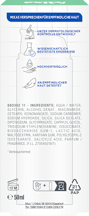 Anti-Pickel-Gel-Creme Unreinheiten Mixa