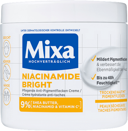 Pflegecreme Niacinamide Bright Mixa