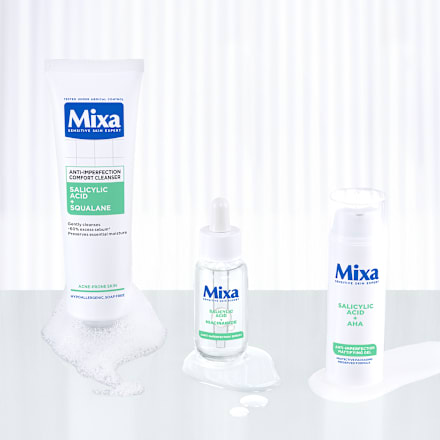 Anti-Imperfection Mattifying gel za lice - salicilna kiselina i AHA Mixa