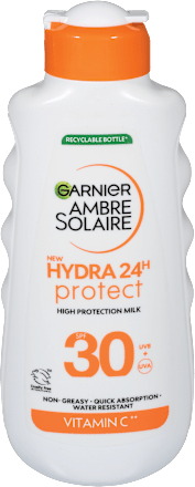 Mleko za zaščito pred soncem Hydra 24H Protect, ZF 30 GARNIER AMBRE SOLAIRE