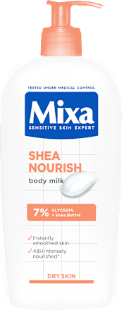 Shea Nourish mlijeko za tijelo za vrlo suhu kožu Mixa