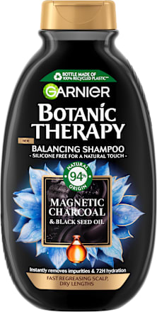 Šampon za lase Magnetic Charcoal z oljem črne kumine GARNIER BOTANIC THERAPY