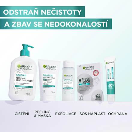 hydrokoloidní náplast na akné Invisible GARNIER PureActive