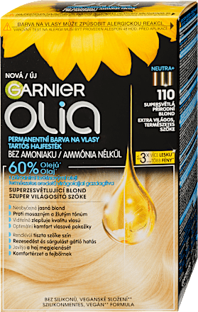 Farba na vlasy - 110 super svetlá prírodná blond GARNIER olia