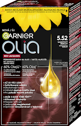 Farba na vlasy - 5.52 zamatový merlot GARNIER olia