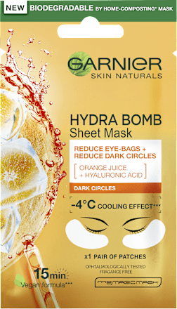 Moisture + Fresh Look maska za područje oko očiju Orange GARNIER SKIN NATURALS