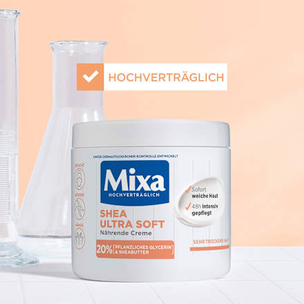 Pflegecreme Shea Ultra Soft Mixa