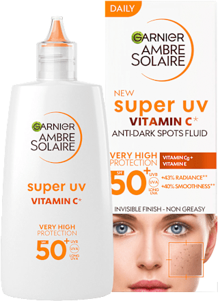 Super UV Vitamin C fluid za lice, za zaštitu od sunca, SPF 50+ GARNIER AMBRE SOLAIRE