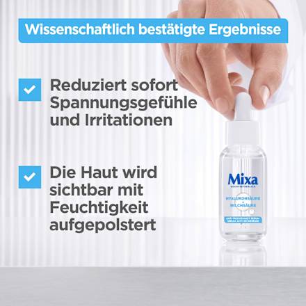 Serum Anti-Trockenheit, Hyaluron Mixa