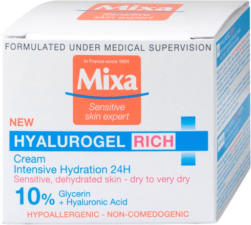 Hyalurogel Rich krema za lice Mixa