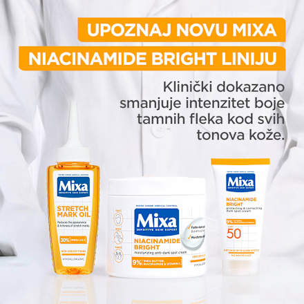 NIACINAMIDE BRIGHT višenamenska krema protiv tamnih fleka, SPF 50 Mixa