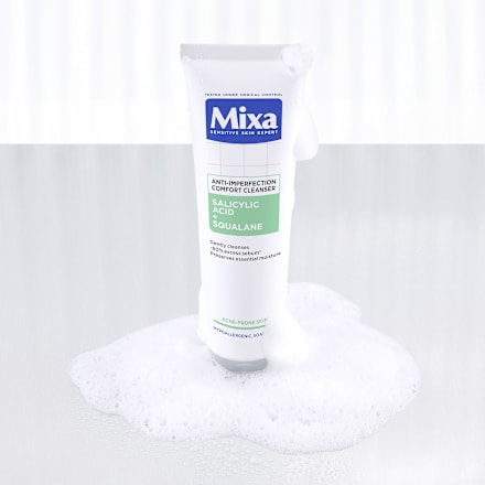 Почистващ гел за лице против несъвършенства Anti-Imperfection Comfort Mixa