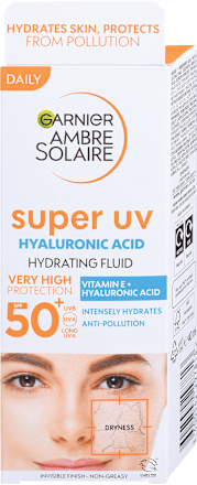 Fluid za zaščito obraza pred soncem super uv, ZF 50+ GARNIER AMBRE SOLAIRE