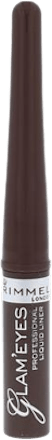 Glam’Eyes tečni ajlajner - 002 Brown Velvet RIMMEL LONDON