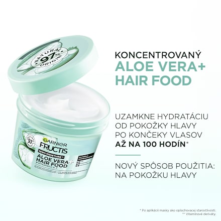 Hydratačná maska na normálne vlasy Aloe vera Hair Food GARNIER FRUCTIS