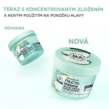 Hydratačná maska na normálne vlasy Aloe vera Hair Food GARNIER FRUCTIS