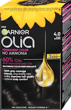 Vopsea permanentă 4.0 Dark Brown GARNIER olia