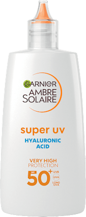Opaľovací fluid na tvár a okolie očí SPF 50+ Garnier Ambre Solaire