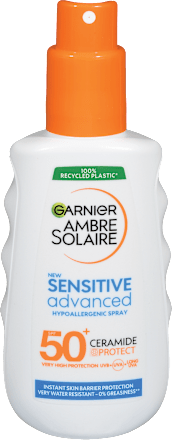 SENSITIVE advanced mleko u spreju za zaštitu od sunca, SPF 50+ GARNIER AMBRE SOLAIRE