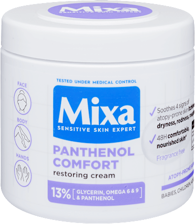 Testápoló Panthenol Comfort Mixa