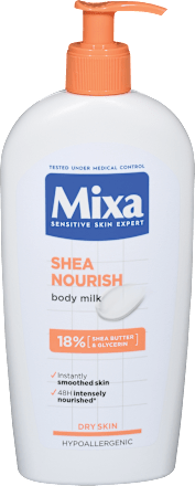 Mleko za telo za suho kožo Shea Nourish Mixa