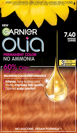 Vopsea permanentă 7.40 Intense Copper GARNIER olia