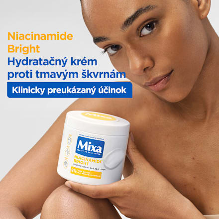 Hydratačný krém proti tmavým škvrnám Niacinamide Bright Mixa