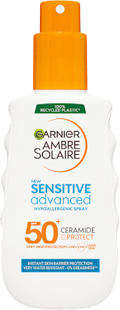 SENSITIVE advanced mleko u spreju za zaštitu od sunca, SPF 50+ GARNIER AMBRE SOLAIRE