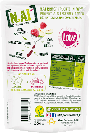 Trockenfrüchte Frucht Snack Himbeere N.A!