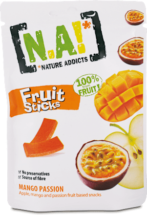 Ovocné tyčinky Fruit Sticks Mango-Maracuja N.A!