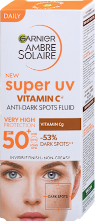 Fluid za zaščito obraza pred soncem super uv z vitaminom C, ZF 50+ GARNIER AMBRE SOLAIRE