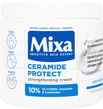 Ceramide Protect krema za jačanje zaštitne barijere kože Mixa