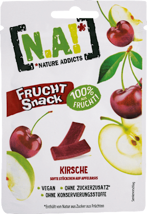 Ovocné kúsky Frucht Snack čerešňa jablko N.A!