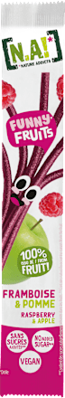 Sadni prigrizek Funny Fruits, malina in jabolko N.A!
