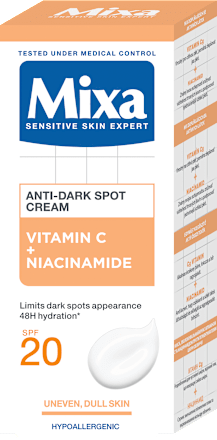 ANTI-DARK SPOT krema za lice SPF20 - vitamin C i niacinamid Mixa