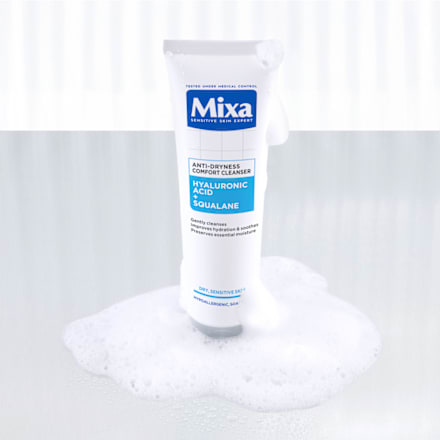 Bőrszárazság elleni arctisztító gél Mixa