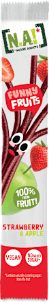 Ovocné tyčinky Funny Fruits - jahoda a jablko N.A!