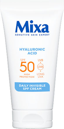 DAILY INVISIBLE dnevna krema za lice SPF 50 - hijaluronska kiselina Mixa