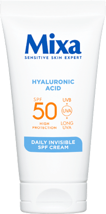 DAILY INVISIBLE dnevna krema za lice SPF 50 - hijaluronska kiselina Mixa
