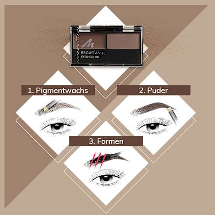 Augenbrauen Kit Brow Tastic 001 Blondy Brow  MANHATTAN Cosmetics