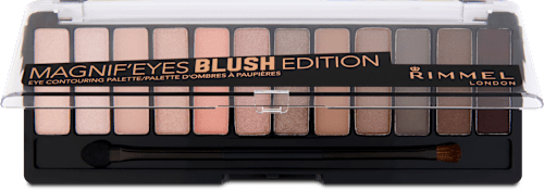 Szemhéjpúder paletta Magnif'Eyes, 12 részes, Blush Edition 002 RIMMEL LONDON