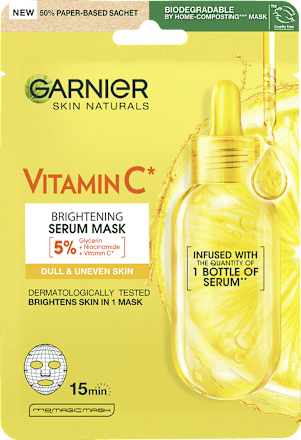 Textilná pleťová maska Vitamin C GARNIER SKIN NATURALS