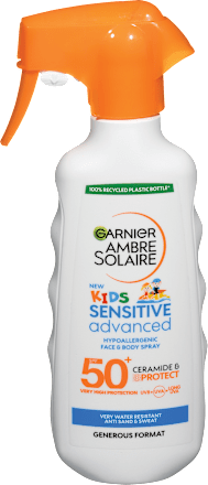 Hipoalergeni sprej za zaščito pred soncem KIDS Sensitive, ZF 50+ GARNIER AMBRE SOLAIRE